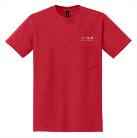 Mens Gildan 50/50 T-Shirt with Pocket
