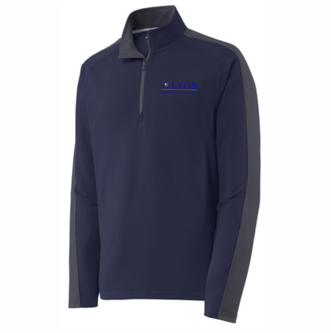 Lyon Contractoring | Mens Sport-Tek Colorblock 1/4-Zip Pullover