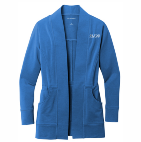 Ladies Port Authority Microterry Cardigan